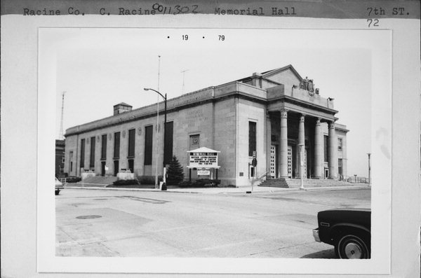 Memorial Hall, 1979
